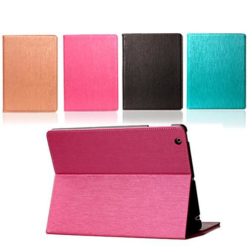 Newest Luxury Rain Pattern Leather Case Fold-able Stand Smart Cover for iPad mini/mini 2 with Sleep Function