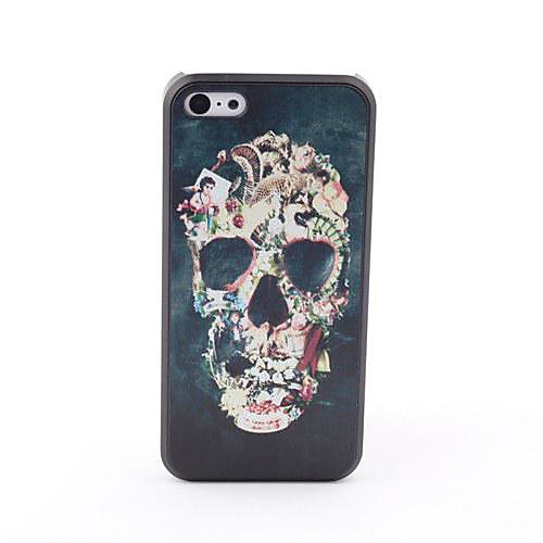 Skull Style Protective Back Case for iPhone 5C