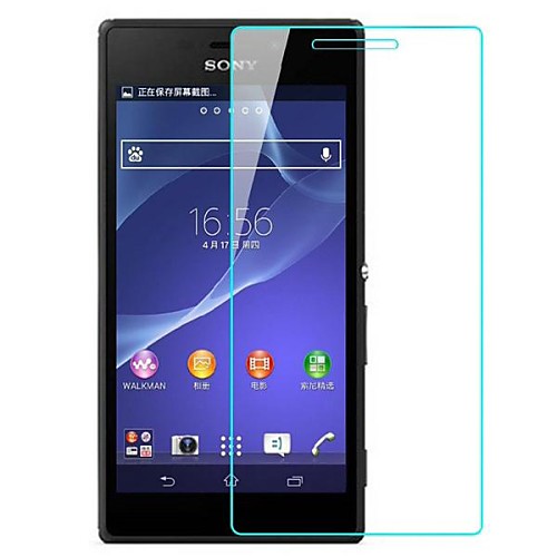 Professional High Transparency LCD Crystal Clear Screen Protector with Cleaning Cloth for Sony Xperia M2 S50h