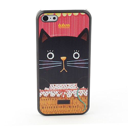 Black Cat Style Protective Back Case for iPhone 5C