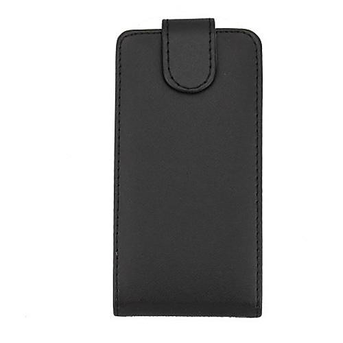 Solid Color Pattern Open Up and Down PU Leather Full Body Case for Nokia Lumia 720