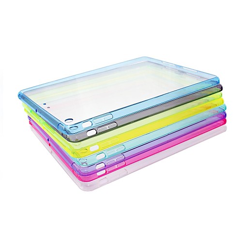 XUNDD Solid Color TPU Transparent Set of Cases Non-slip Soft Case for iPad 4/air