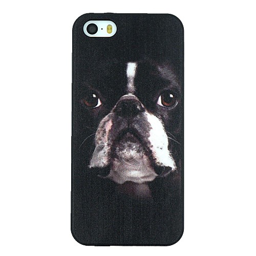 Bulldog Pattern PC Hard Back Cover Case for iPhone 5/5S