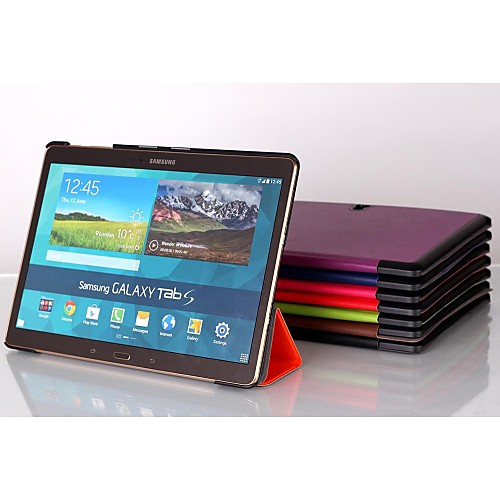 Custer Voltage Type of Skin Ultra Thin Stand Book Cover Case for Samsung TAB S 10.5 T800