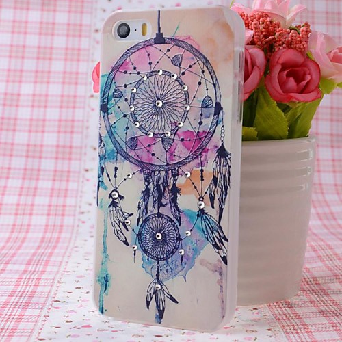 циркон Dream Catcher шаблон хорошее чувство тиснение задняя крышка для iPhone 5 / 5S