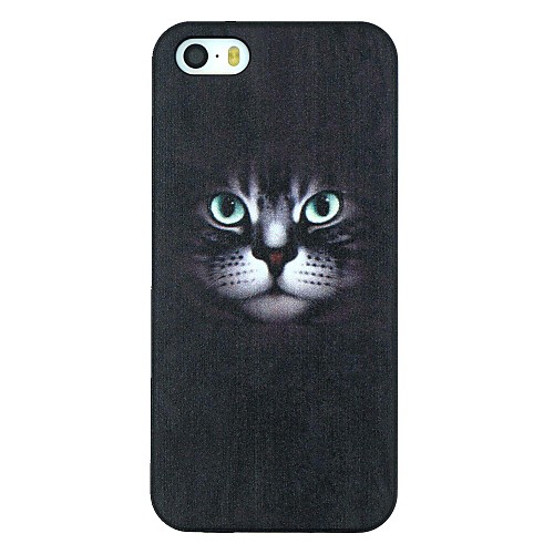 Black Cat Pattern PC Hard Back Cover Case for iPhone 5/5S