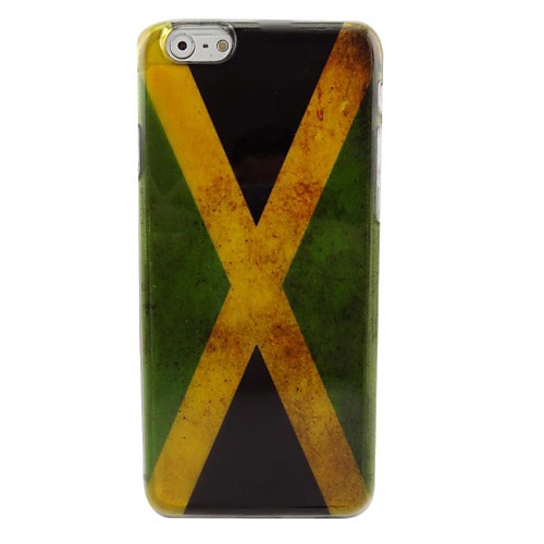 Vintage Jamaica Flag Plastic Hard Back Cover for iPhone 6 Plus