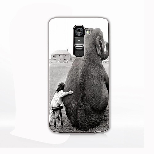 The Girl Elephant Design Hard Case for LG G2