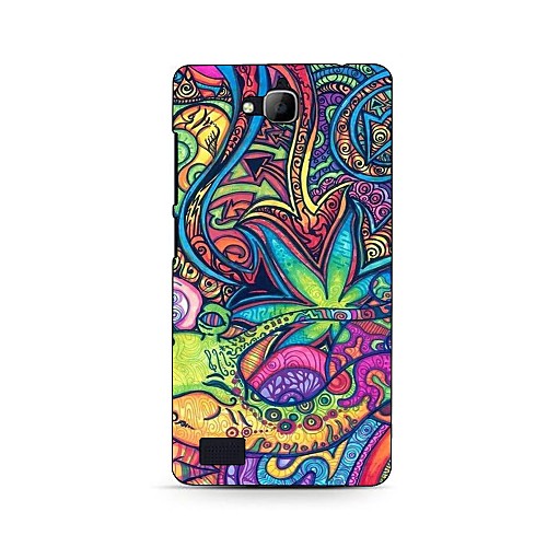 Colorful Oil Painting Design Hard Case for HuaWei Honor 3C