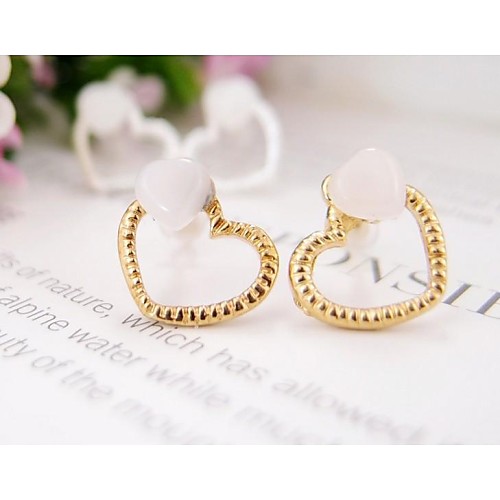 Love Is Your Fashion Stud Earrings Earrings Delicate Double Love