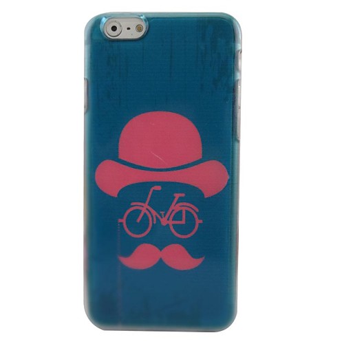 A Beautiful Hat Beard Plastic Hard Back Cover for iPhone 6 Plus