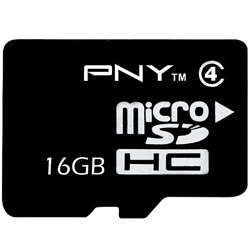 PNY класс 16gb 4 MicroSDHC карт памяти TF