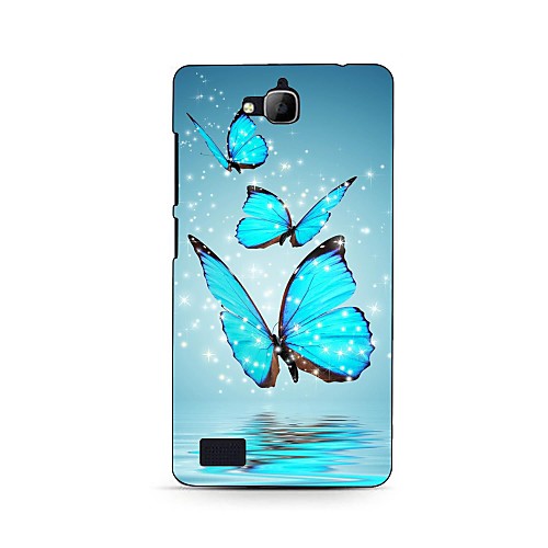 Butterfly Design Hard Case for HuaWei Honor 3C