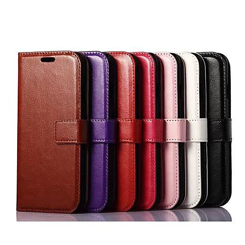 Solid Color Pattern PU Leather Cover with Stand and Card Slot for iPhone 6 Case 4.7 inch(Assorted Colors)