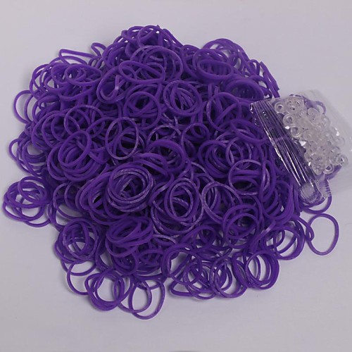 baoguang600pcs Deep Purple радуга ткацкий станок стиль весело ткацкий станок резинкой (клип 1pack S)