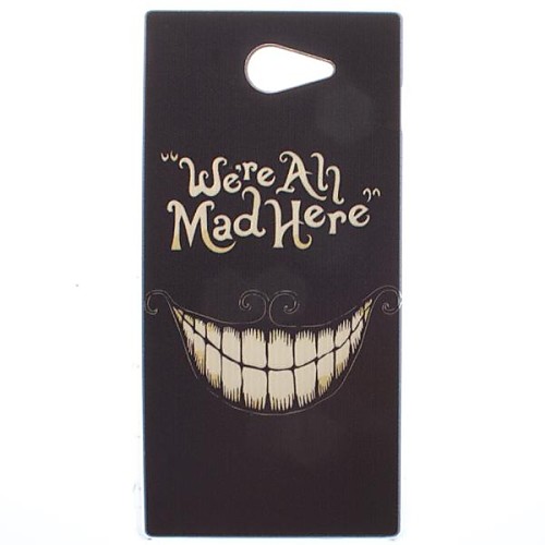 Crazy Teeth Transparent Pattern PC Hard Case for Sony Xperia M2 S50h