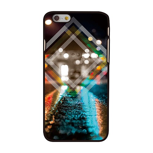 Water and Triangle Style Plastic Hard Back Cover for iPhone 6