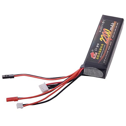 11.1v 2200mah 8в младший Futaba Propo передатчик липо литиевая батарея