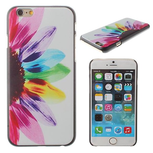 Colorful Flowers Pattern Hard Cover for iPhone 6