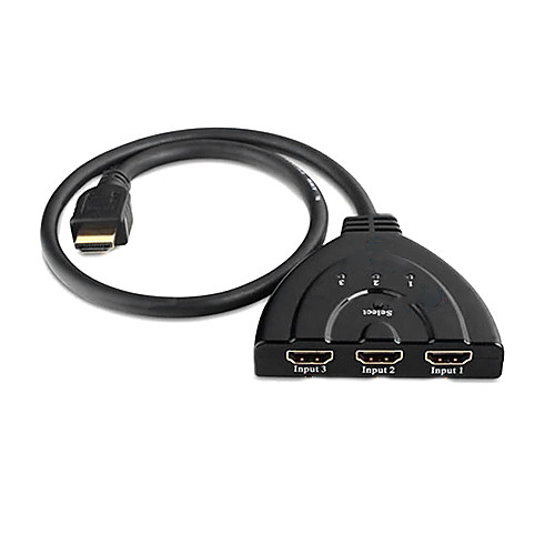 High Speed HDMI хаб 1.3 3x1 HDMI матричный переключатель (3 в 1 выход) поддерживает 3d 1080p HDCP