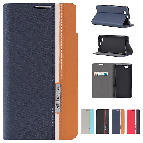 Assorted Color PU Leather Full Body Case with Stand and Card Slot for Sony Xperia Z1 mini (Assorted Colors)