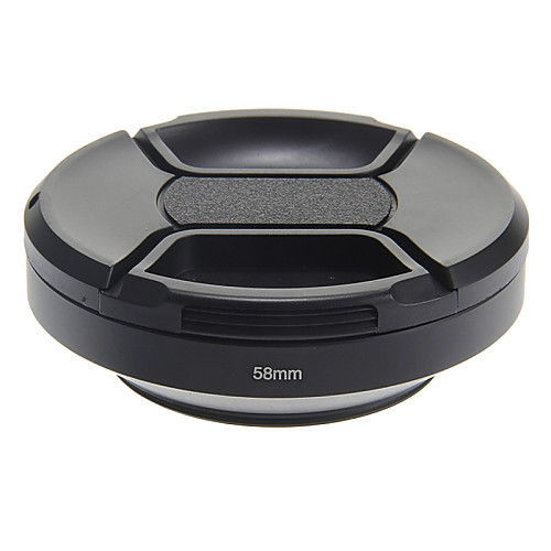 58MM Metal Wide-angle Lens Hood for Canon EF/Nikon/Pentax/Sony