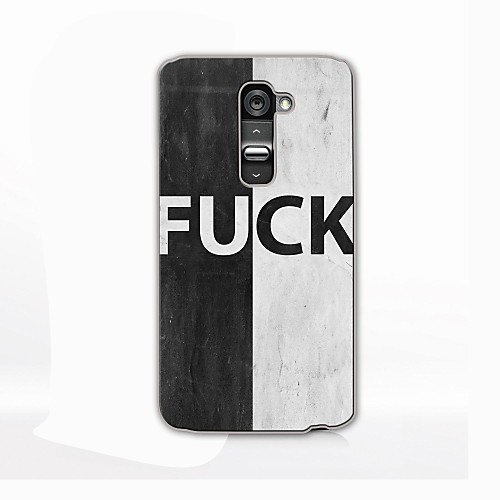 FUCK Pattern Hard Case for LG G2