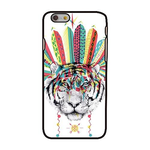 Aztec Tiger Style Plastic Hard Back Cover for iPhone 6