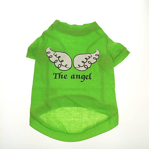 Angel Wings Design T-shirt for Pet Dogs(Assorted Sizes,Multicolor)