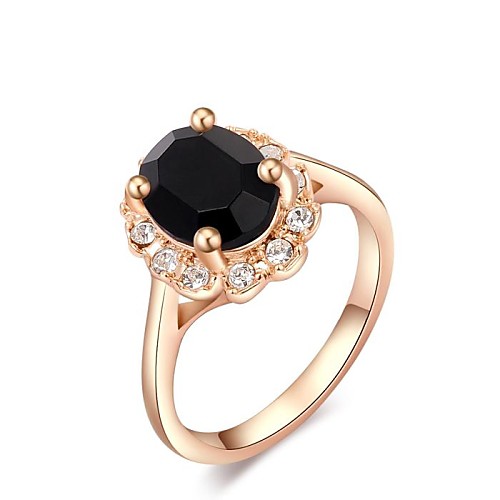 Gorgeous Fashion Jewelry  Gold plated with Crystal Rings (one piece)