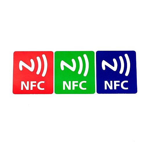 NFC теги наклейки полностью совместим ntag203 144 байт (3 шт)