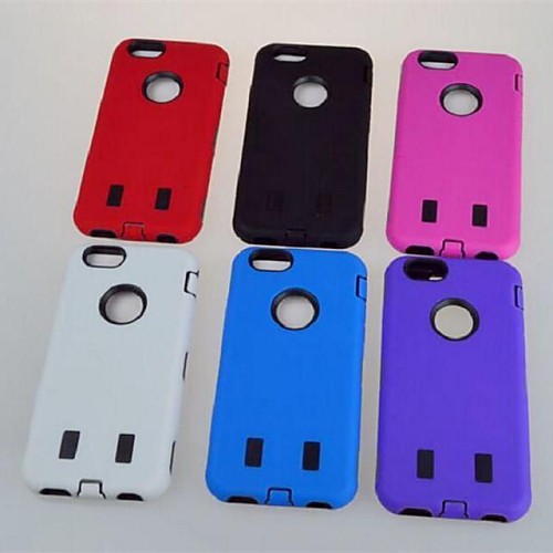 Colorful Heavy Duty Hybrid Rugged Matte Hard Case Soft Cover Skin For iPhone 6(Assorted Colors)