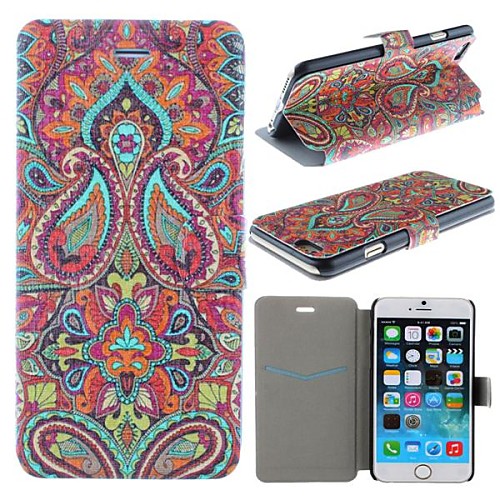 Mysterious Pattern PU Leather Full Body Cover with Card Slot for iPhone 6