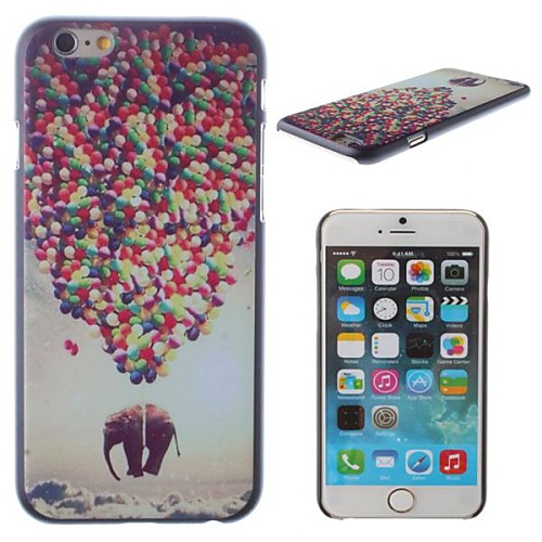 Colorful Balloons and Elephants Pattern Hard Cover for iPhone 6