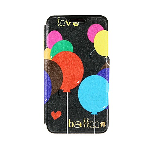 Kinston Colored balloons Pattern PU Leather Full Body Cover with Stand for Nokia Lumia 520