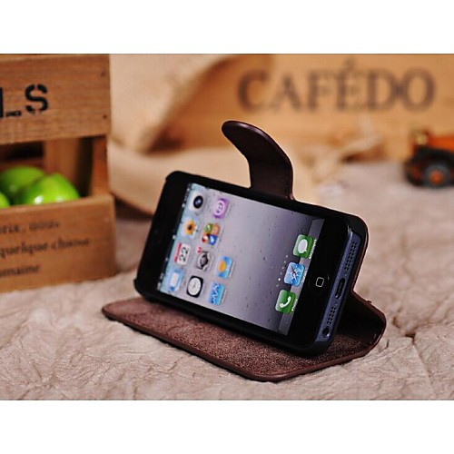 Fashion Retro Style Nubuck Genuine Leather wallet case for iphone6 with Stand Card Slot (Assorted Color)