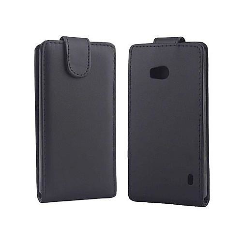 Solid Color Pattern Open Up and Down PU Leather Full Body Case for Nokia Lumia 930/929