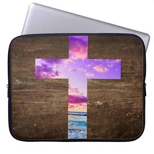 Elonbo The Clouds Cross 13'' Laptop Neoprene Protective Sleeve Case for Macbook Pro/Air Dell HP Acer