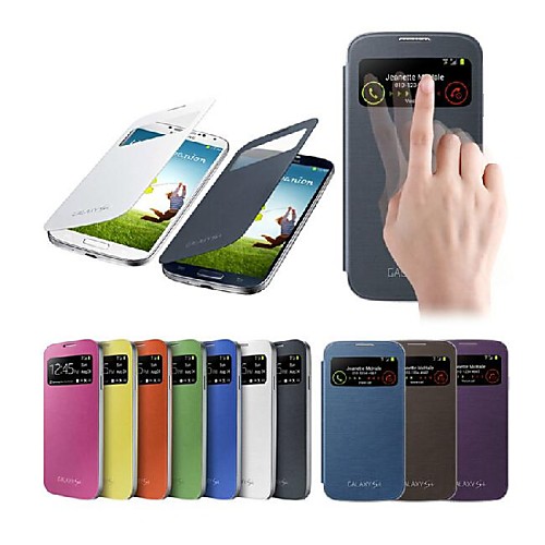 vormor Smart Touch вид экрана кожаный чехол ПУ для Samsung s4 9500 (ассорти цветов)