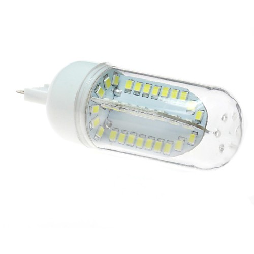 G9 6 Вт 84x2835 SMD 500lm 6500K Белый свет привел четкий крышка кукурузы лампы (AC 85-265v)