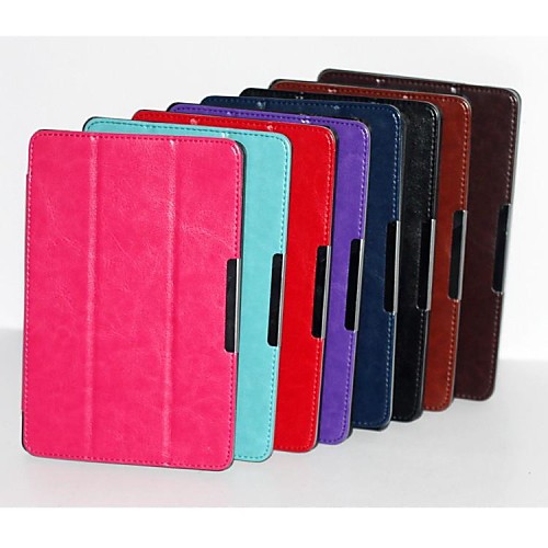 Fashion 3 Fold Crazy-horse PU Leather Book Case Cover for Amazon Kindle Fire HD 7