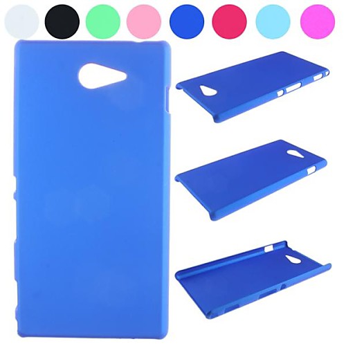 Pure Color Non-Slip Design Hard Case for Sony Xperia M2 S50h(Assorted Colors)