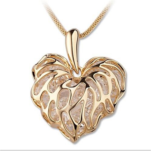 Love Leaves Zircon Sweater Is Your Hollow Out Gold Chain