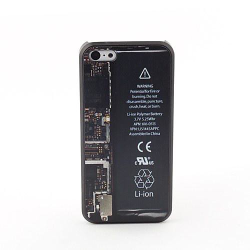 Battery Style Protective Back Case for iPhone 5C