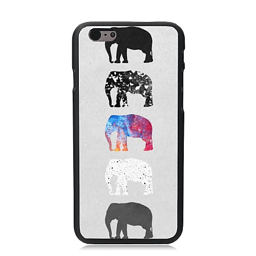 Elonbo Lovely Elephant Plastic Hard Back Cover for iPhone 6