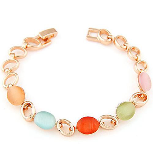 Korean Fashion Boutique Ladies Temperament Simple Opal Bracelet