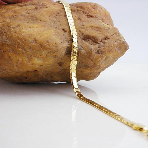 18K Golden Plated Bracelet 22cm