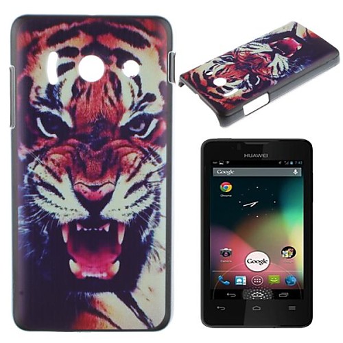 Fierce Tiger Pattern PC Hard Case for Huawei Y300