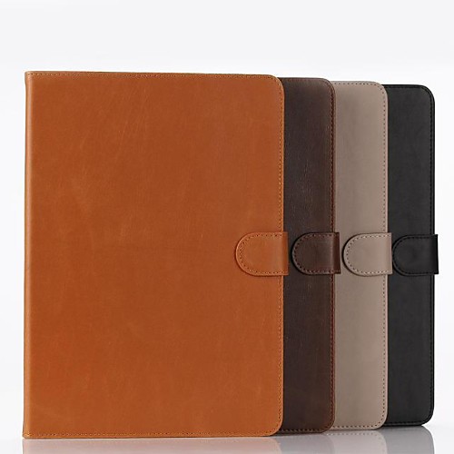 Crazy Horse Lines Series Full Body PU Leather Wallet Case with stand Flip Cover for iPad Air 2 (Assorted Colors)