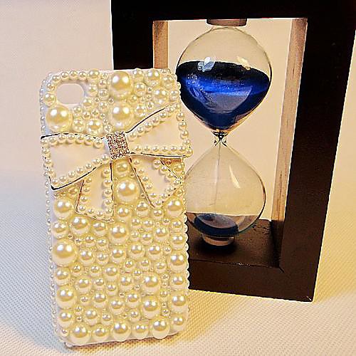 Bowknot with Pearl Hard Back Cover  for iPhone 5 / iPhone 5S